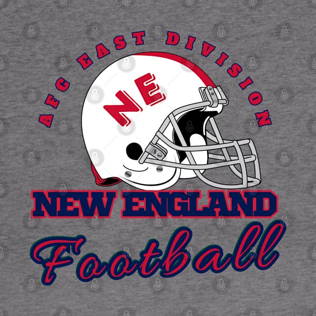 New England Football Vintage Style by Borcelle Vintage Apparel 